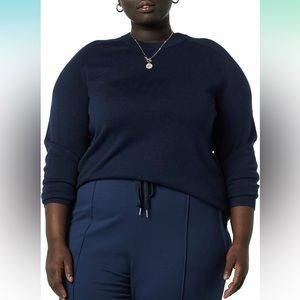 COPY - Amazon Aware Women's Pointelle Crewneck Sweater